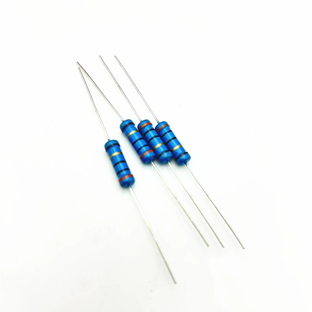 1/6W Metal Film Resistor 1000PCS  1R1.2R1.8R2R2.2R2.4R2.7R 3R 3.3R 3.6R 3.9R 4.3R 4.7R 5.1R 5.6R 6.2R 6.8R 7.5R 8.2R 9.1R Ohm