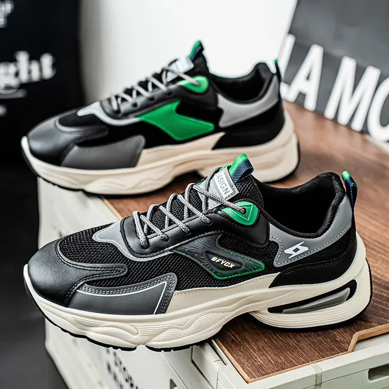 2025 Men Walking Shoes Flat Outdoor Jogging Mesh Sports Breathable Wear-resistant Comfortale Casual Tennis Shoes for Men