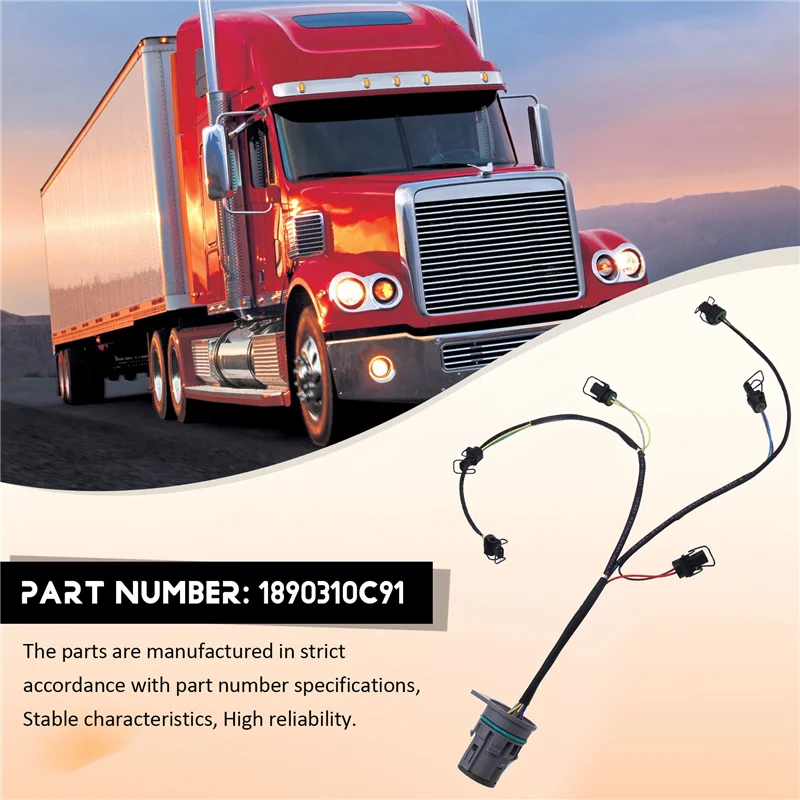 International Harness Diesel 원유 인젝터 하네스 자동차 트럭 부품 하네스 내부 배선 액세서리 용 특이한 1890310C91
