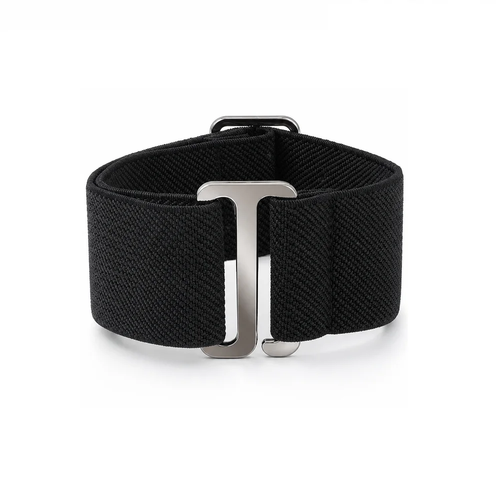 Metal Invisible Elastic Waist Belt Adjustable Elastic Hook Buckle Elastic Belt Comfortable Waist Buckle No Hole Pants Strap