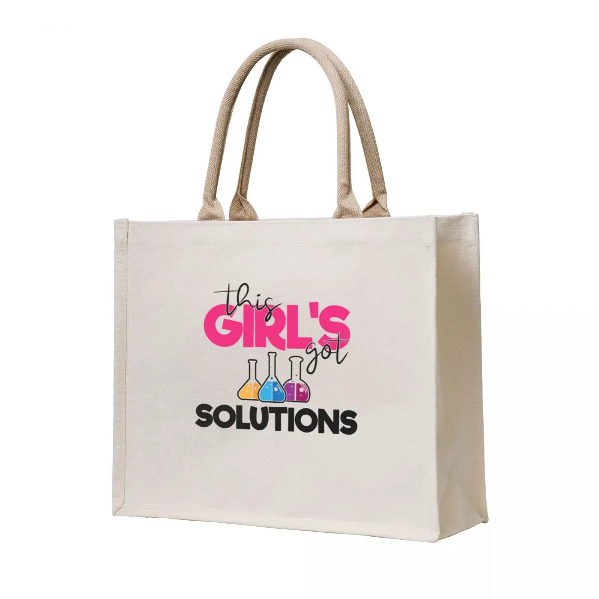 

Science Girl for Future Girl Scientists T-Shirt Tote Bag tote bags men shopper bag women canvas personalized tote shoping bag