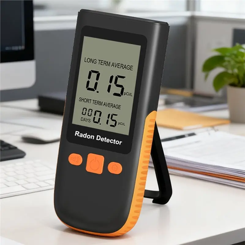 A25P Portable For Home Office For Air Quality Monitor Radon Detector With Short Long Term Readings Analyzer