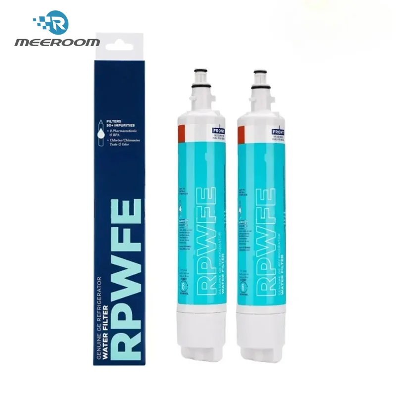 Refrigerator Water Filter RPWFE Replacement Cartridge Compatible for Side-by-Side French Door Fridge Refrigerator Water Filter