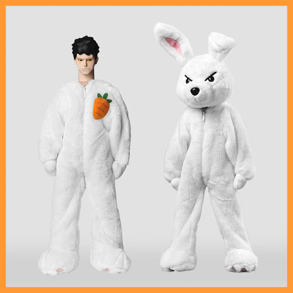 

GOON оригинальный Xiao E 1/6 масштаб успокаивающий плюшевый комбинезон с кроликом, комплект 12 дюймов, экшн-фигурка, полный комплект, украшение для куклы, креативная модель