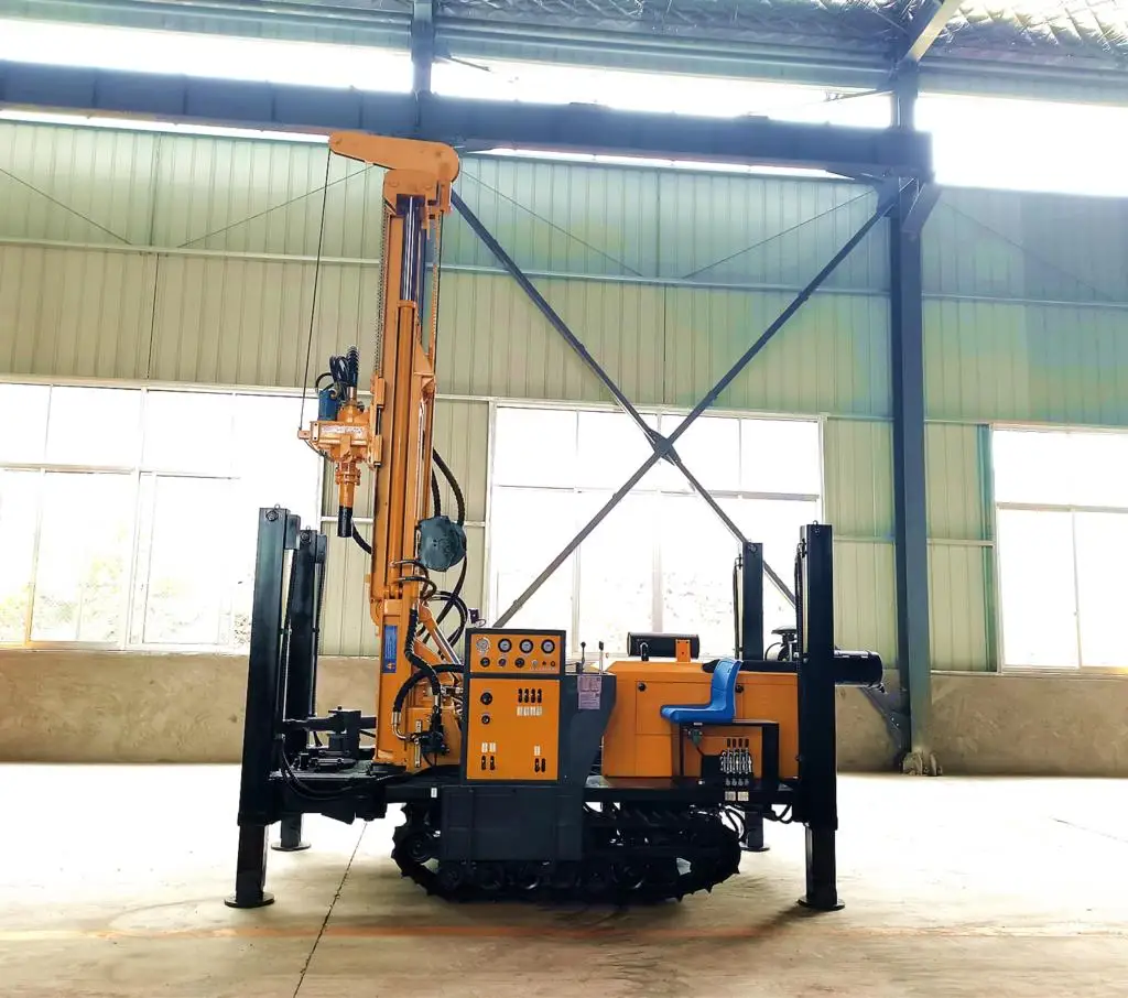 YG 100-200m Tractor Mounted Deep Borehole DTH Core Water Well Drilling Rig Machine