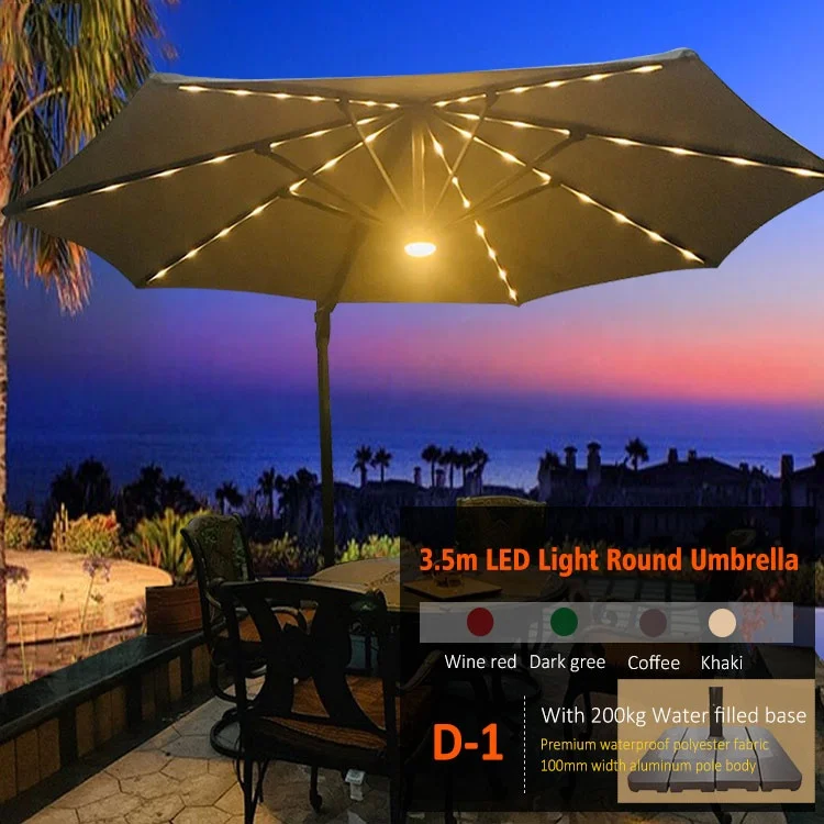 Super Large Double Waterproof Lightweight Outdoor for Patio Umbrellas for Market/Villa/Courtyard/Stadium