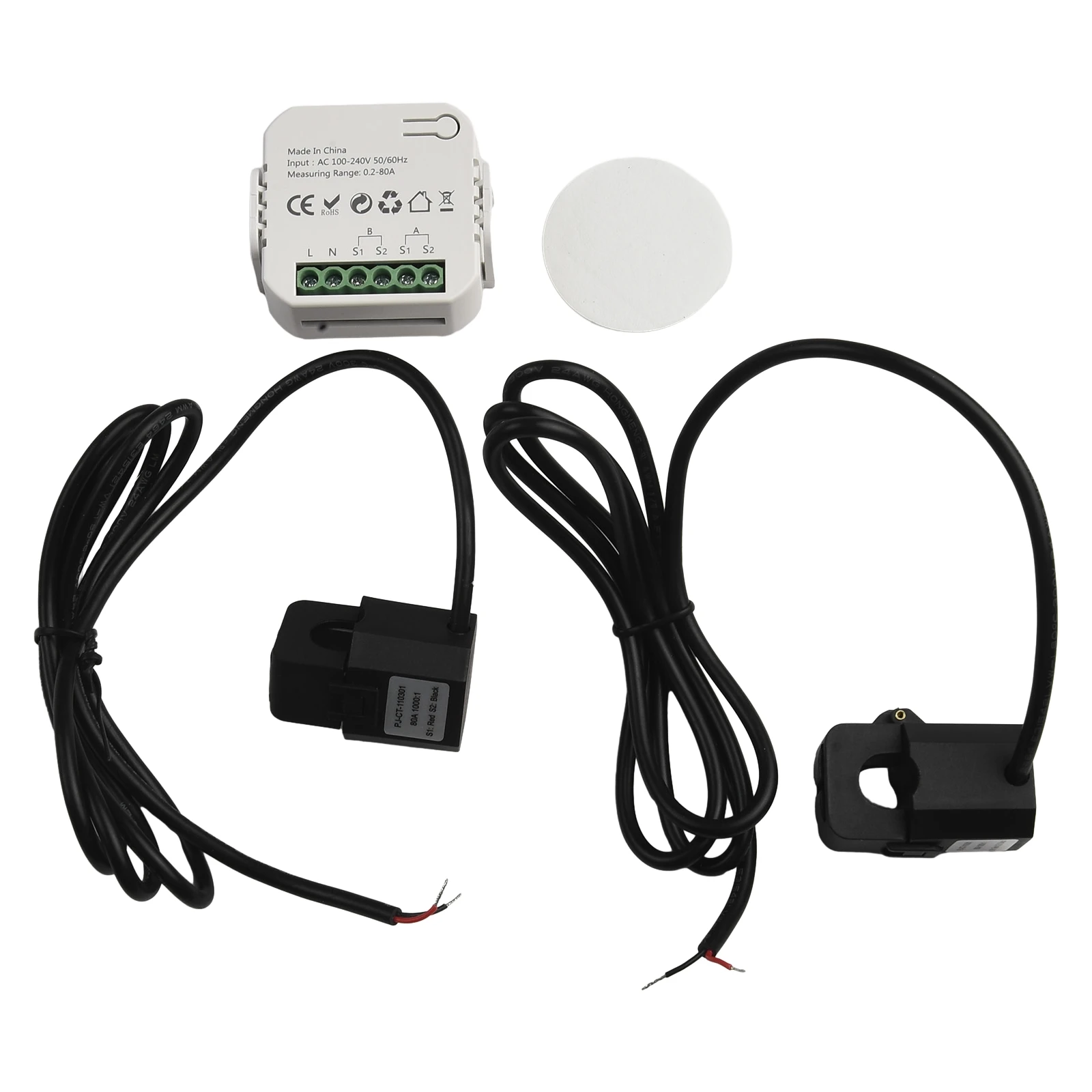 WiFi Energy Meter Electricity Meters 2 Channel With Clamp 2 Way Bidirection Electrical Supplies Smart Tuya Durable