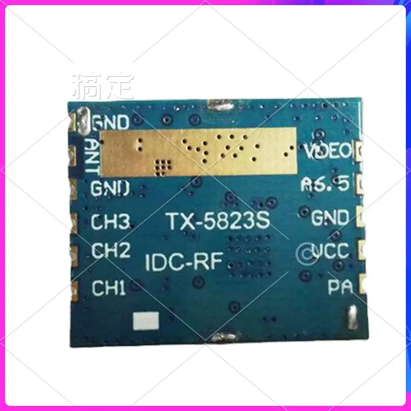 

AP-5.8G FPV VTX TX5823 Модуль аудио-видео передатчика 8CH 0-600MW Бесконечная регулировка для гоночного дрона FPV