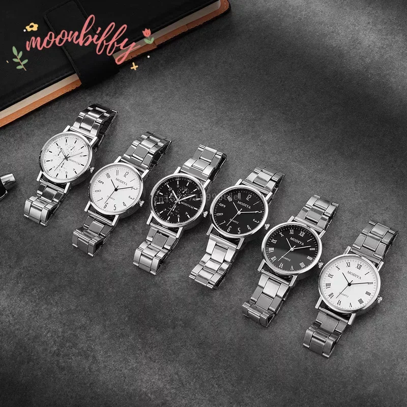 Fashion Women\'s Watches Alloy Band Women Watch Roman Scale Luxury Quartz Wristwatches Silver Lady Dress Clock