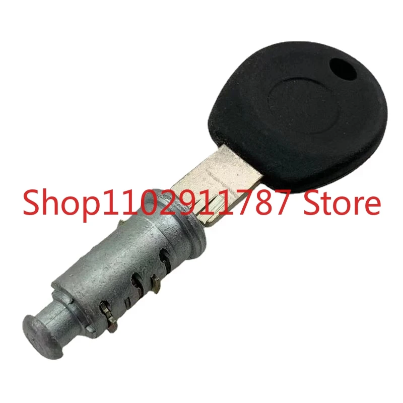 Key Core for Santana 3000 Zhijun Car Glove Compartment Storage Copilot Front Lock Cylinder with A Key Lock Shell 1pcs