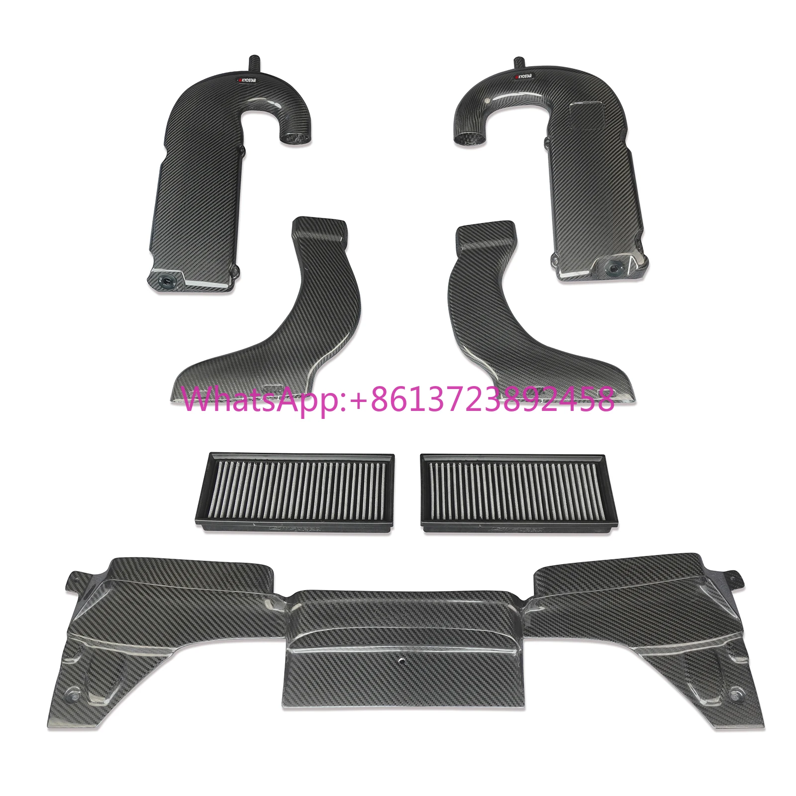 

KYOSTAR Carbon Fiber Performance Racing Cold Air Intake System Kit for Mercedes Benz AMG C63 W205 Air Filter