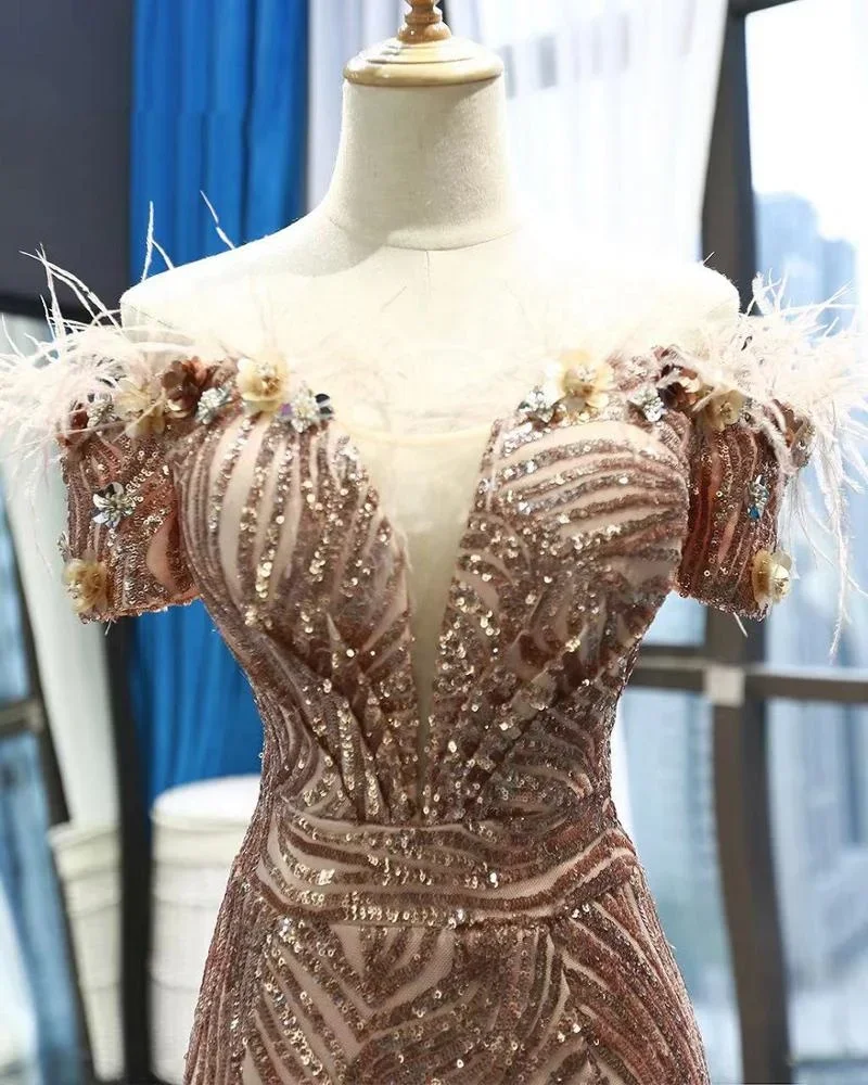 Robe de Soirée Formelle en Forme de Sirène, Personnalisée, Élégante, pour Femme, à Istanbul