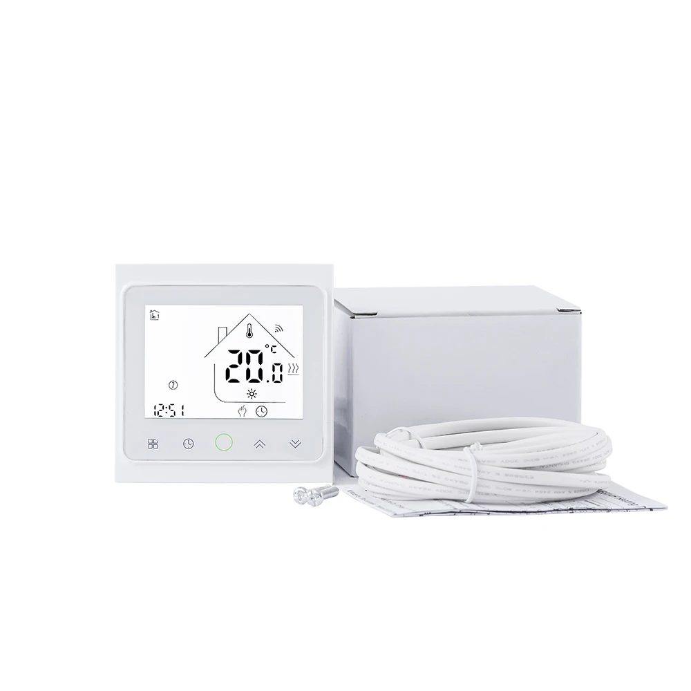 Elektryczna mata grzewcza podpodłogowa z termostatem Wifi i czujnikiem do płytek cementu drzewnego kamienna podłoga łatwa instalacja DIY 230V 150W/M2