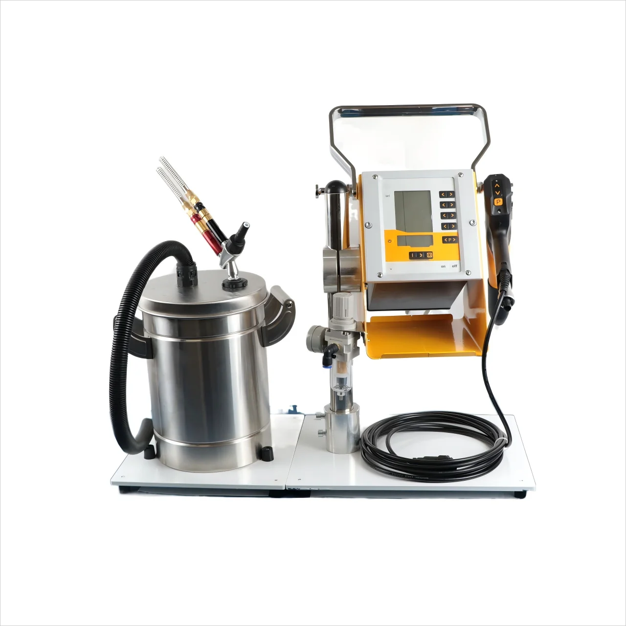 Easy Operation Metal Powder Spraying Equipment Manual Spray Gun with Hopper Powder Film Coating Chrome Painting Sprayer Gun New