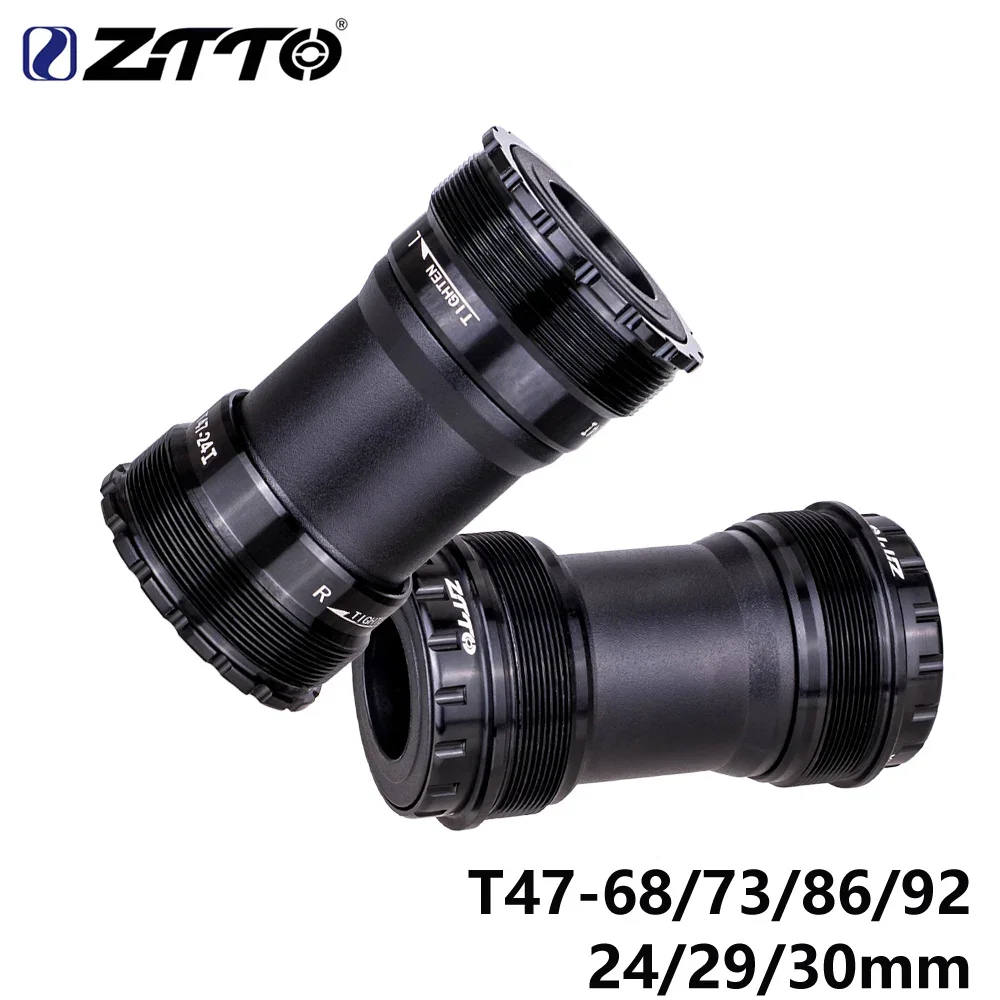 MTB Road Bike T47 Bottom Bracket 24 Bicycle Crankset DUB 29 30mm Sealed Bearing Thread 47 68 73mm Shell 28.99mm Axis