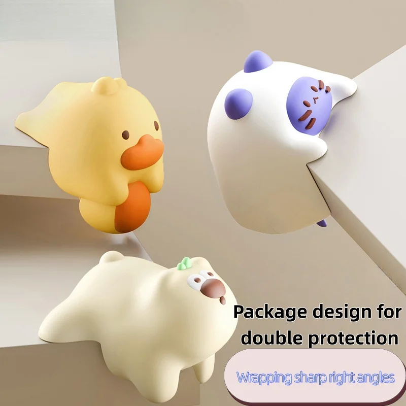 

Cute Cartoon Corner Protectors, Soft Silicone Baby Safety Guards for Sharp Furniture Corners