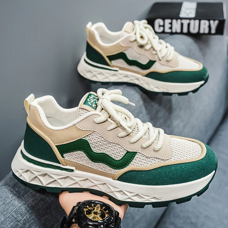 

Новая уличная сетчатая спортивная и повседневная мужская обувь