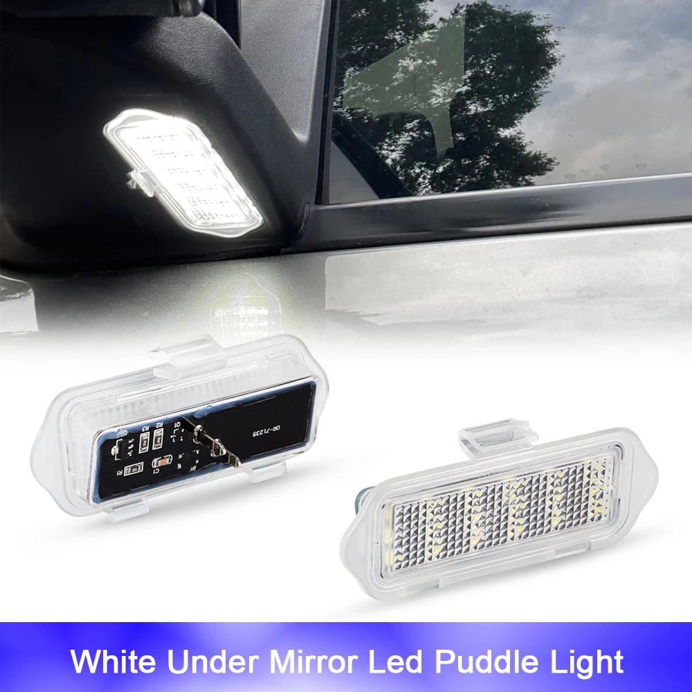 

For Cadillac Escalade ESV EXT Chevrolet Avalanche Silverado Suburban Tahoe GMC Sierra Yukon Under Mirror LED Puddle Side Light