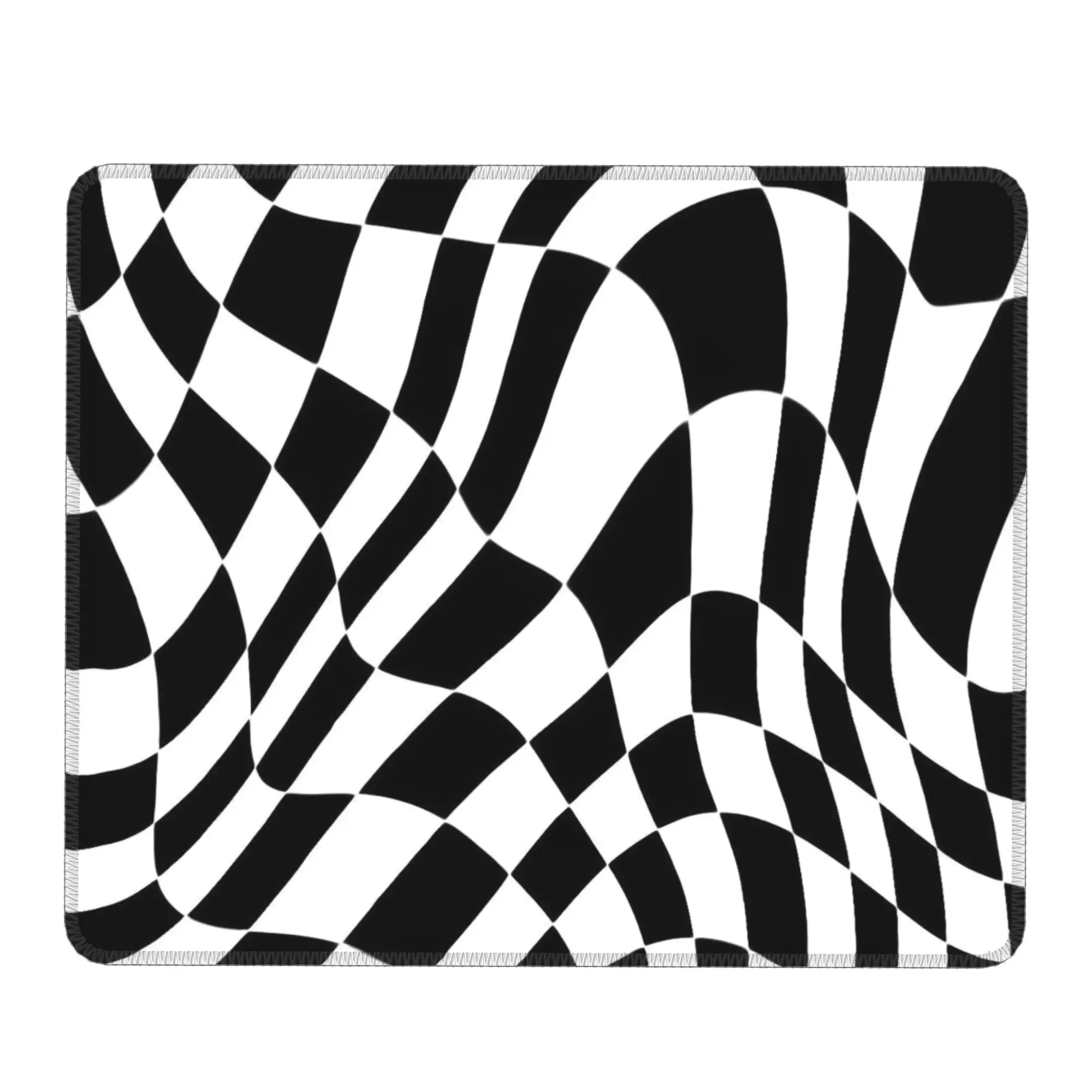 Black White Checkered Mouse Pad Computer Keyboard Mouse Mat Gamer PC Laptop Desk Mat Office Table Mats