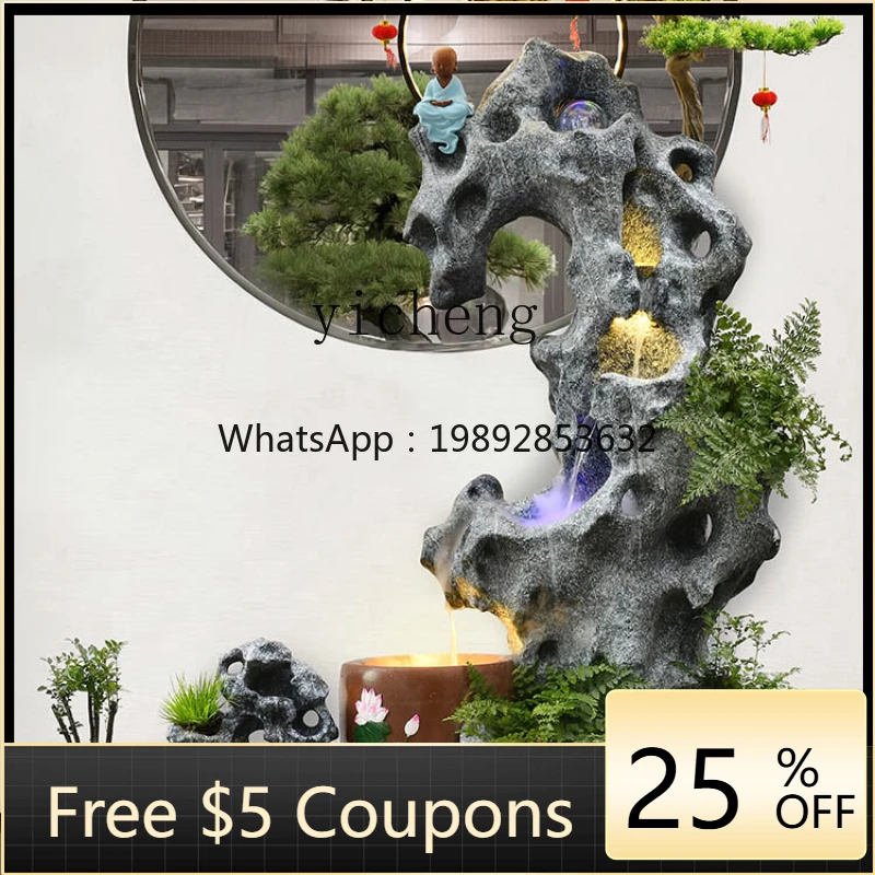 ZZ Zf حديقة فناء الديكور الجبل الاصطناعي ونادي النافورة B & B مفتوح