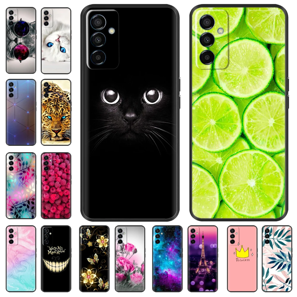 For Samsung Galaxy F13 Case for Samsung M13 Phone Back Cover Fundas Black Soft TPU Ultra Thin Coque For Samsung F13 M13 Cases