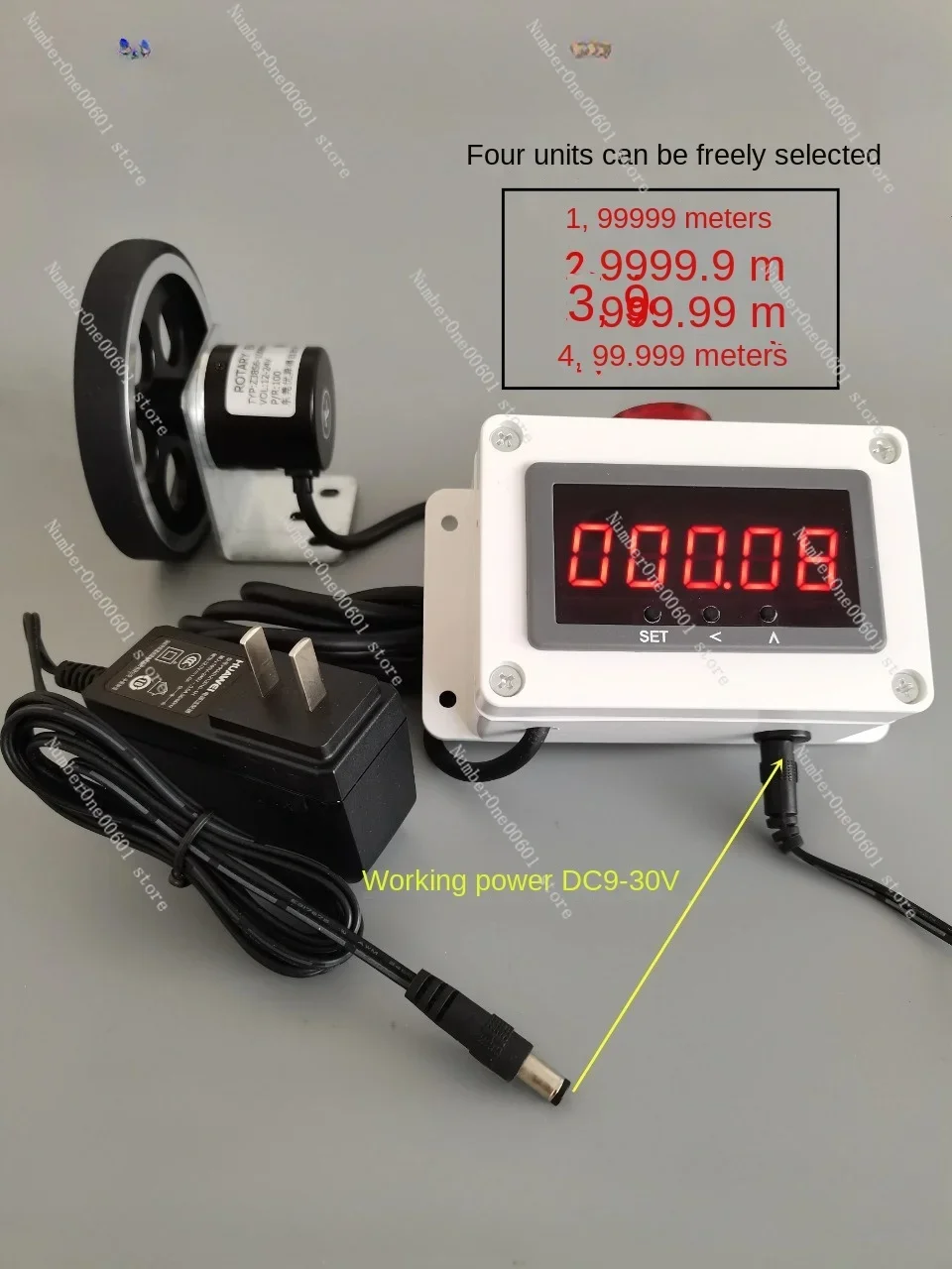 Meter Counter Roller Type Electronic Digital Display Automatic Induction Coiling and Edge Banding Machine Recorder Encoder Code