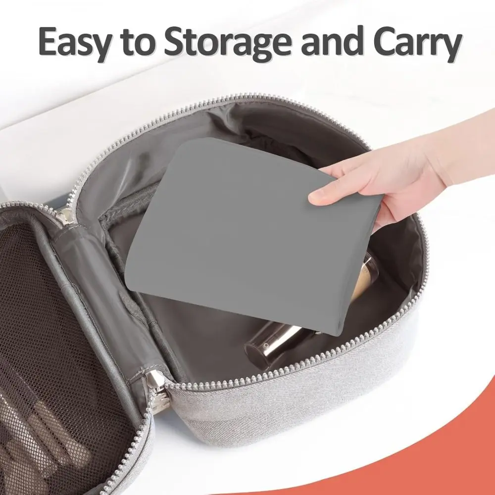 ホット耐熱シリコンメイクアップマット防水お手入れ簡単バニティマット旅行中に使用するためのポータブルメイクアップアクセサリー