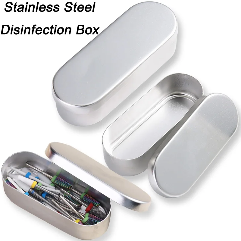 Stainless steel nail tool disinfection box suitable for tattoo studios and nail salons
