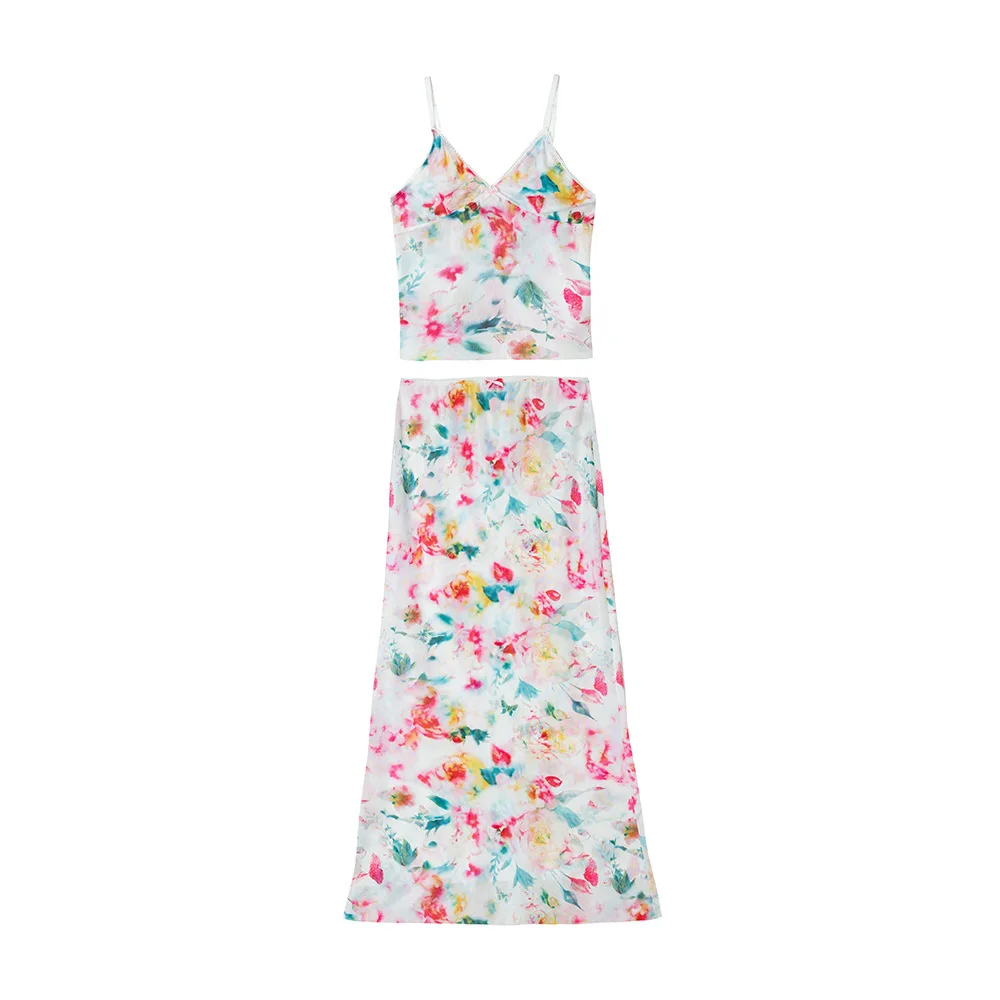 2025 Conjuntos de 3 piezas para mujer, traje de baño a rayas, ropa de playa, bonito Bikini con lazo, vestido Maxi con tirantes finos, ropa de vacaciones