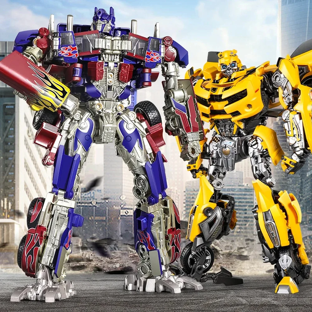 30CM Transformation Robot Toys Optimuss Prime Star Commander Magatron Bumblebe Car Movie Action Figure Deformation Anime Model