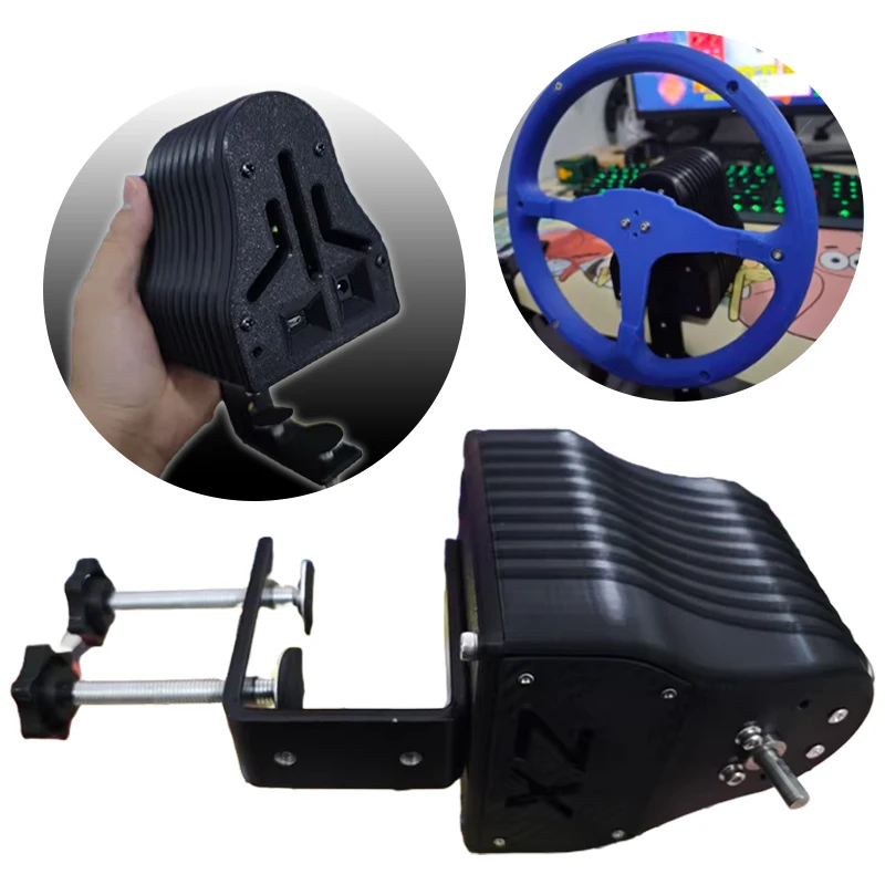 

Mini Force Feedback Steering Wheel, EMC Based, Can Play Euro Truck Simulator 2 And US Truck Simulator.