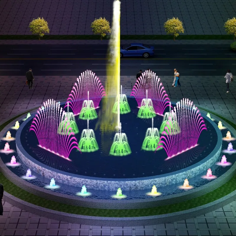 

Small Mini Water Fountain Garden Decoration Indoor Outdoor Music Dancing Fountain Nozzle for Sale
