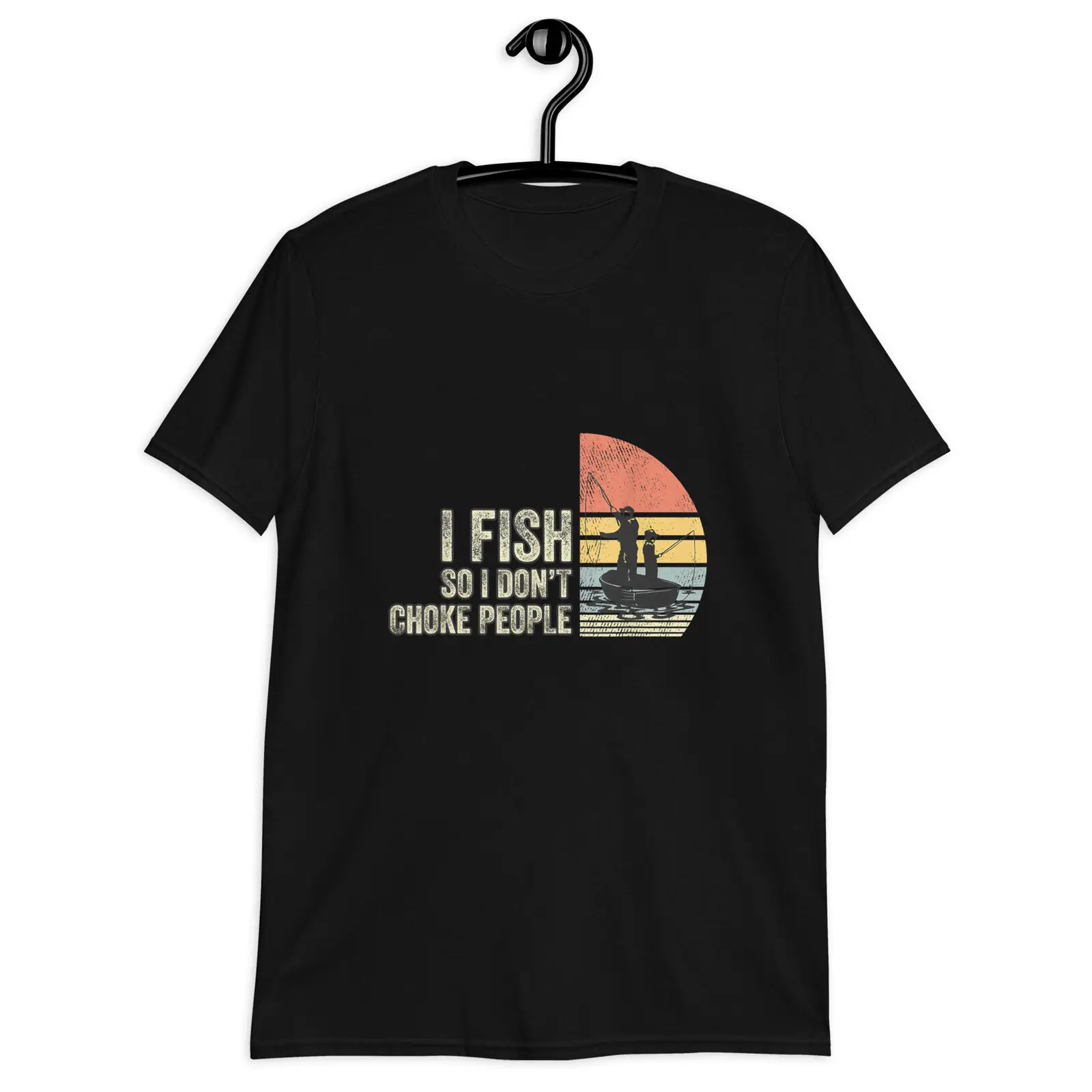 

I Fish So I Don't Choke People Funny Sayings T-Shirt Short-Sleeve Unisex T-Shirt