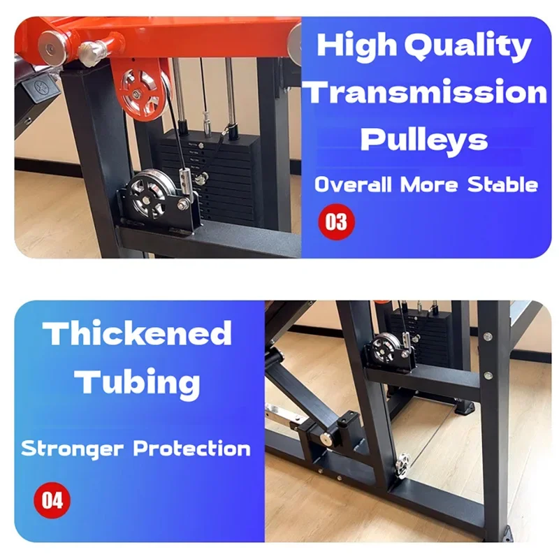 رائجة البيع الاستخدام التجاري كمال الاجسام شعبية المهنية بيع أجهزة لياقة بدنية شوا يجلس الساق الصحافة الصالة الرياضية آلة ضغط الساق #5