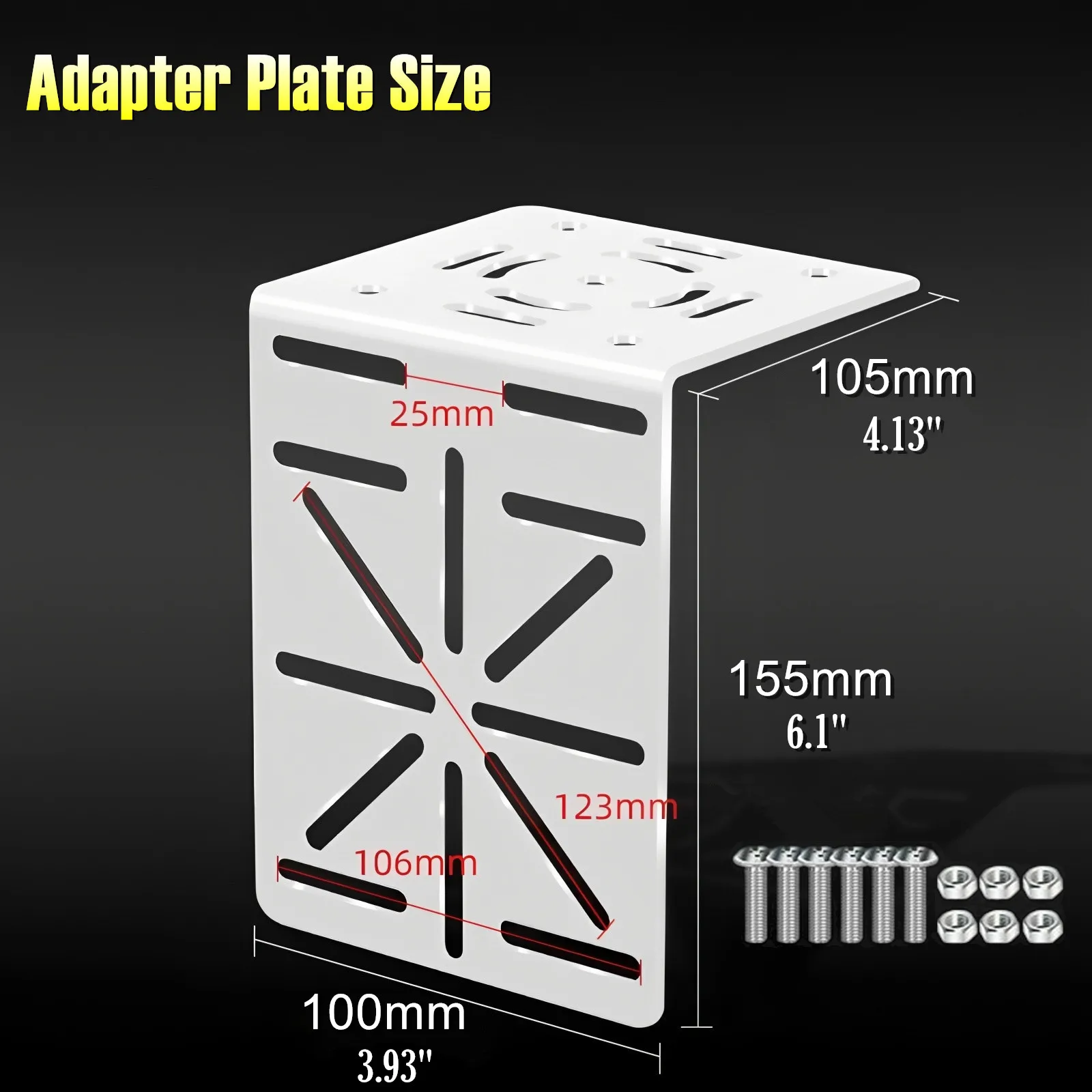Solar Panel Multifunctional Dome PTZ Camera Auxiliary Bracket for Security Camera Install on Wall, Corner, Column, Street Light