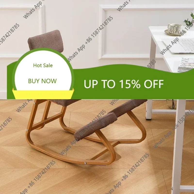 B3 68A Original Ergonomic Kneeling Chair Stool Home Office Furniture Ergonomic Rocking Wooden Kneeling Computer Posture Chair