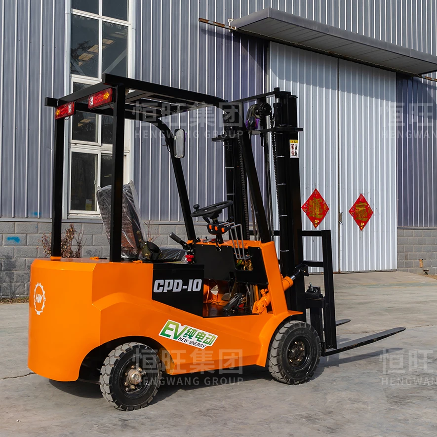 1t Electric Forklift Truck Fast Charging 1000kg Mini Forklifts Truck Warehouse Loading Material Handling Machine In Stock Custom
