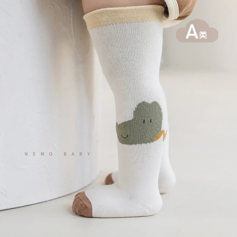 Baby Socks Knee High Boy Girl New Born Toddler Cotton Long Socks Anti Slip Cute Cartoon Animal Non-Slip for