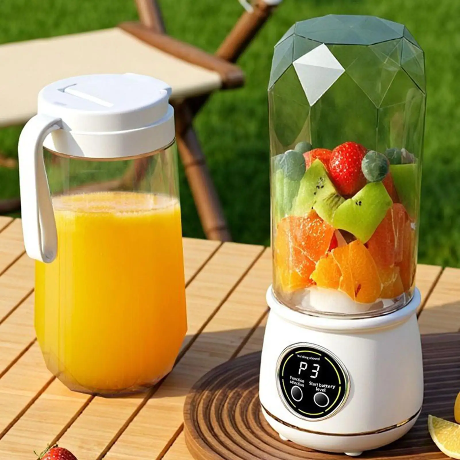 

Personal Blender Portable 550ML Personal Cordless Powerful Shake Mixer Electric Fruits Blender Travel Cup For Fruits Vegetables