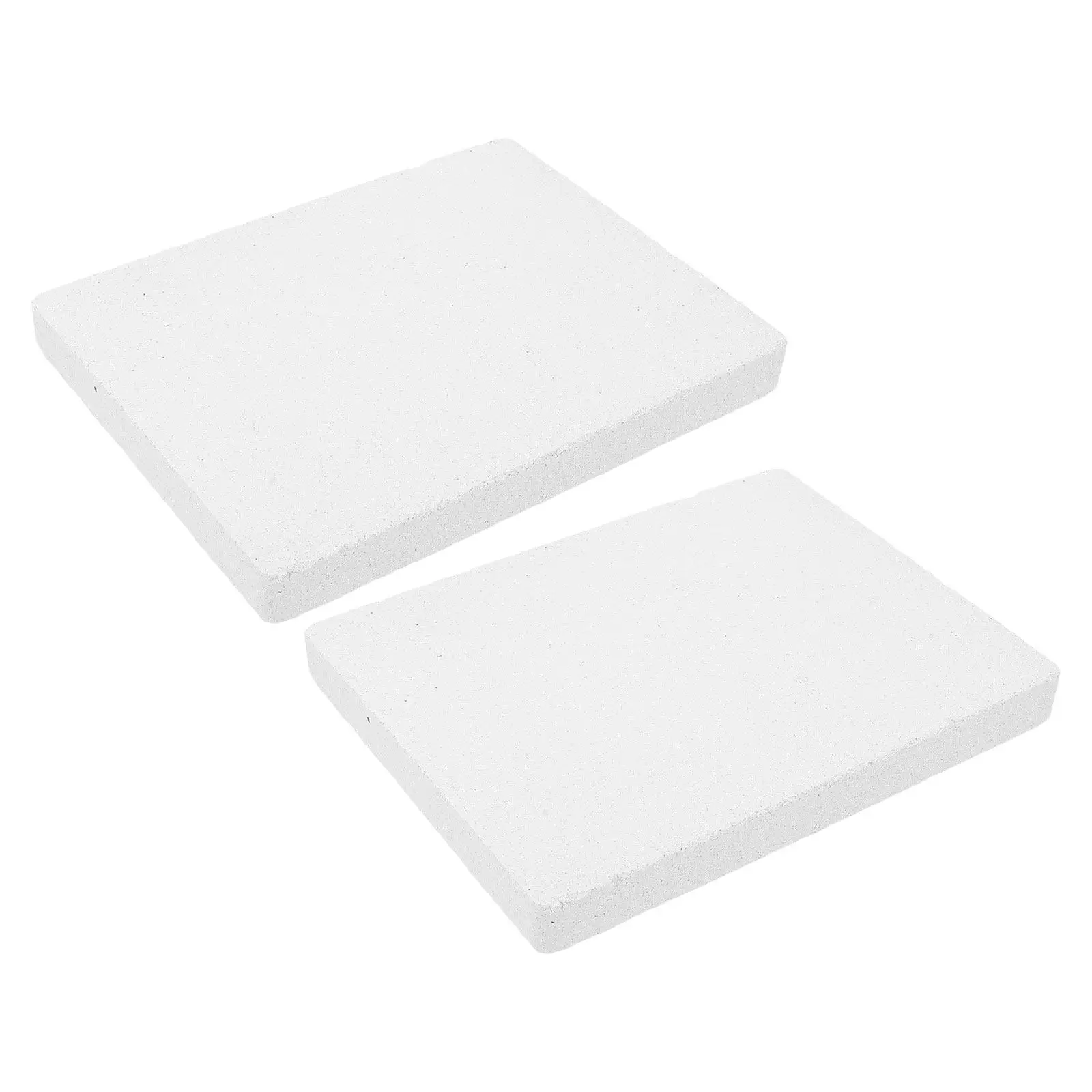2Pcs Refractory Bricks Jewelry Soldering Block Heat Resistant Quartz Board for Metal Melting Silversmithing Jewelry Welding