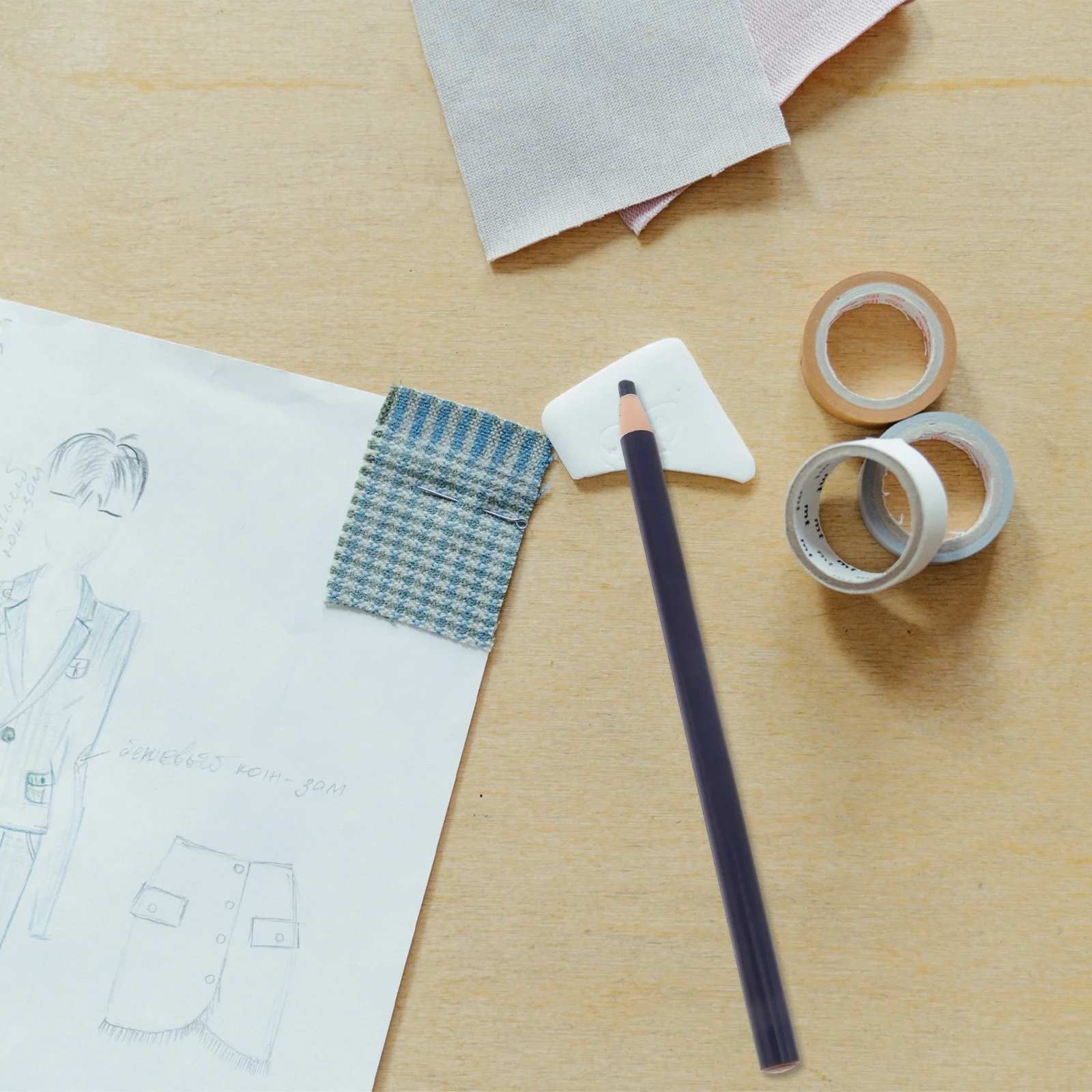 

12pcs Sewing Mark Pens Multi-Purpose Crayons Pens For Fabric Glass Ceramic Wood Multi-Purpose Crayons