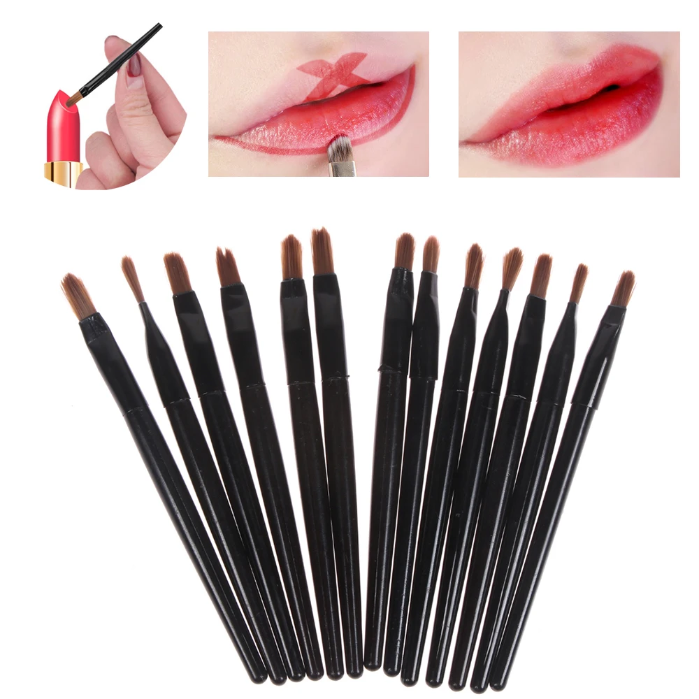 50pcs/Set Disposable Lip Brush Gloss Wands Applicator Makeup Cosmetic Beauty Tool Lip Liner Brush Lip Makeup Tools