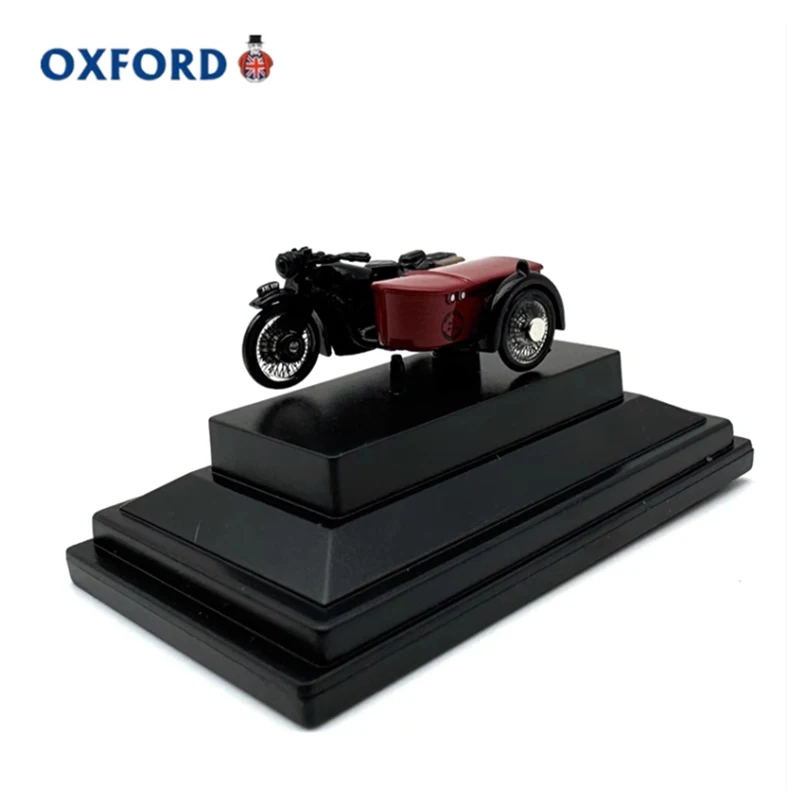 OXFORD Diecast 1:76 Scale Alloy Postal Motorcycle Model Finished Product Simulation Toy Collection Gift Static Model Display