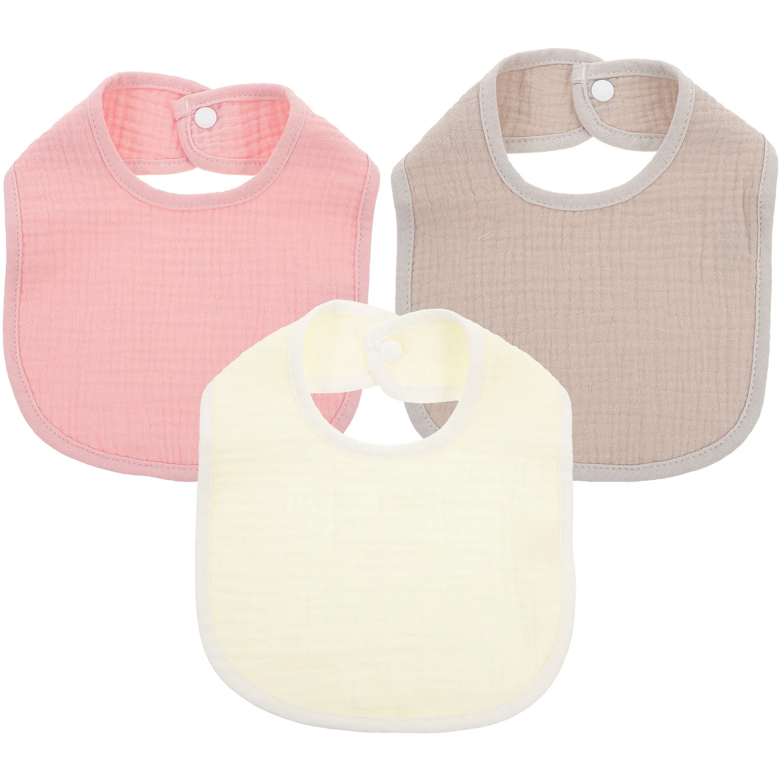 

3Pcs Baby Drooling Bibs Cotton Soft Absorbent Infant Feeding Teething Bibs Toddler Baby Saliva Towel Toddler Bib
