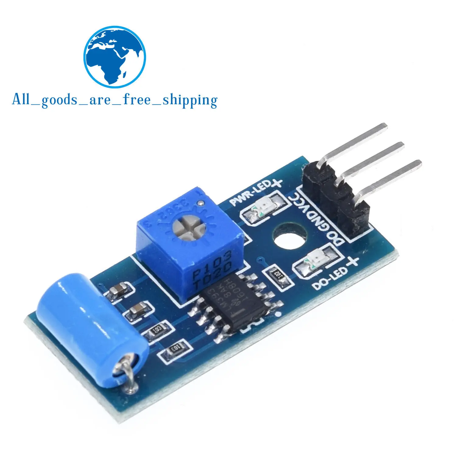 TZT normally closed type vibration sensor module Alarm sensor module Vibration switch SW-420 for arduino