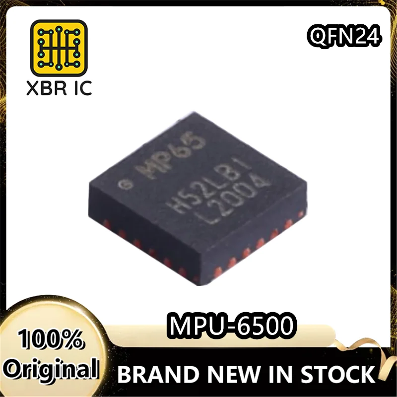 

(30/50 pieces) MPU-6500 silkscreen MP65 QFN24 3-axis acceleration 3-axis gyroscope 6-axis attitude sensor chip IC original spot