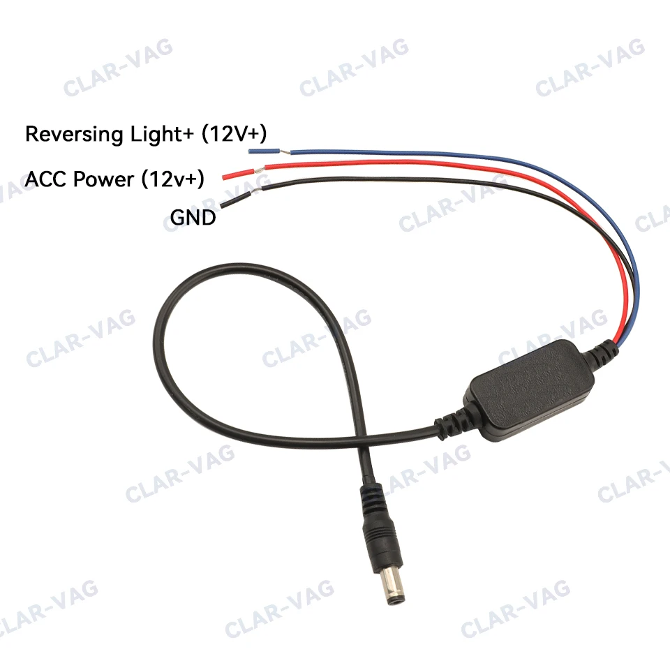 Boîtier de Minuterie de Retard d'Alimentation pour Caméra de Vue Arrière de Voiture Redresseur de Filtre Casse-Tête Connecteur pour VW Audi RCD330 RCD340 12V DC