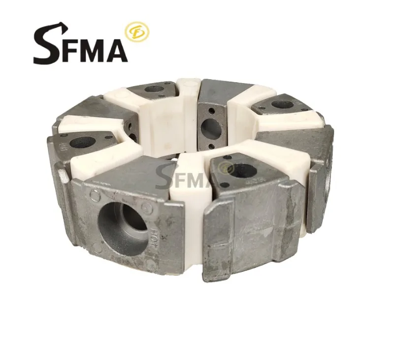 40H coupling Excavator parts connection glue hydraulic pump buffer glue assembly aluminum block HITACHI.EX100-3/120-2-3/200-2-3