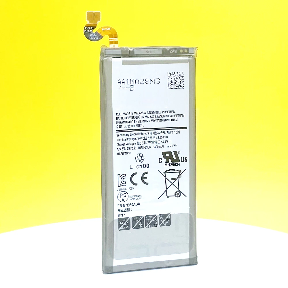 New EB-BN950ABA EB-BN950ABE Battery For GALAXY Note 8 N9500 N9508 SM-N950 N950F/U N950A N950N Phone