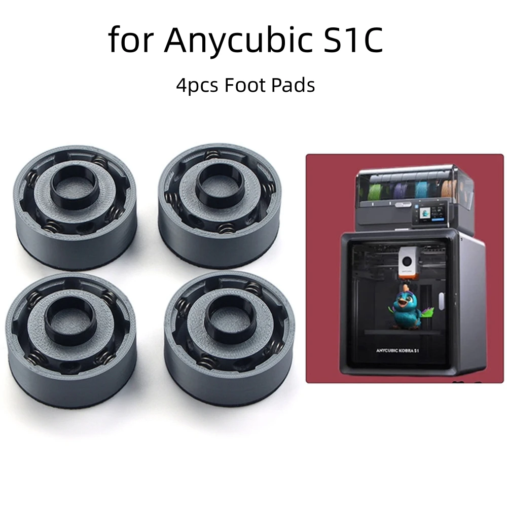 

Для Anycubic S1C комплект подушечек для ног амортизирующая подушка аксессуары для 3D-принтера